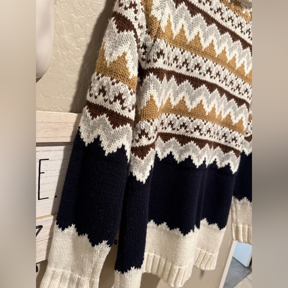 Show me your Mumu Sun Valley Fair Isle Pullover Faux Sherpa collar sweater - Picture 15 of 17